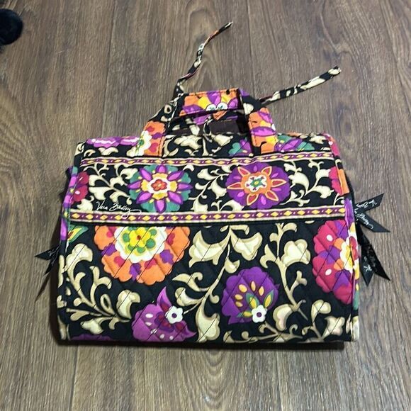 Vera Bradley Womens Multicolor Floral Allover Print Multiple Pockets Travel Bag - Picture 11 of 11